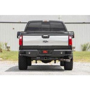Rough Country Heavy Duty Rear LED Bumper (Black) - 10784