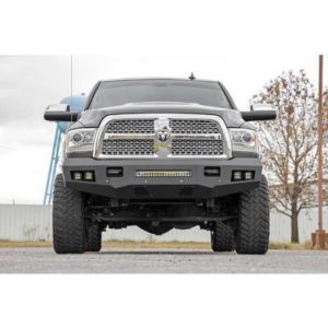 Rough Country Heavy Duty Front LED Bumper (Black) - 10785