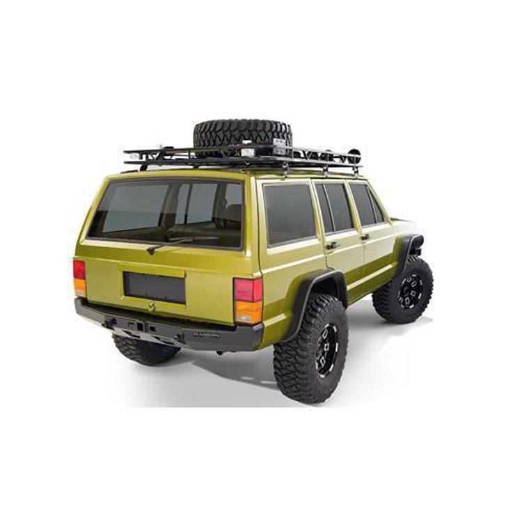 Bushwacker Flat Style XJ Cherokee Fender Flare Set (Paintable) - 10922-07 - Image 3