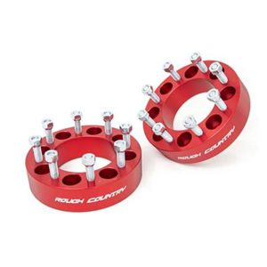 Rough Country 2" Wheel Spacers - 8 on 6.5 (Red) - 1095RED