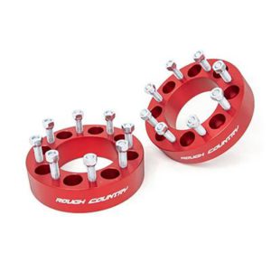 Rough Country 2" Wheel Spacers - 8 on 6.5 (Red) - 1099RED