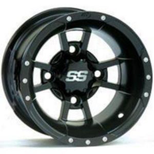 ITP SS112 Sport 10x5 Wheel with 4 on 156 Bolt Pattern (Black) - 10SB12