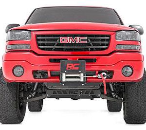 Rough Country Hidden Winch Mounting Plate (Black) - 11002