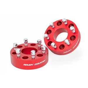 Rough Country 2" Wheel Spacers - 6 on 5.5 (Red) - 1101RED