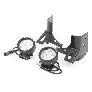 Rugged Ridge Windshield LED Light Mount Kit (Black) - 11027.13