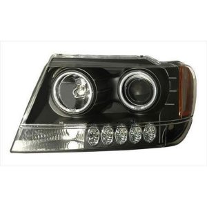 Projector Headlight Set; w/Halo
