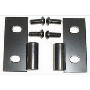 Rugged Ridge Lower Door Hinge Set (Black Stainless Steel) - 11202.03