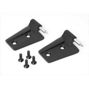 Rugged Ridge Door Hinge Set (Black Stainless Steel) - 11202.22