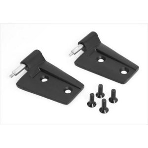 Rugged Ridge Door Hinge Set (Black Stainless Steel) - 11202.23