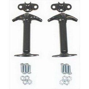 Rugged Ridge Hood to Windshield Hold Down Catch Kit (Black) - 11210.02