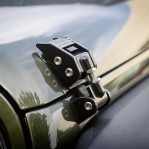 Rugged Ridge Hood Catch Kit (Black) - 11210.11