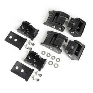 Rugged Ridge Hood Catch Kit (Black) - 11210.18