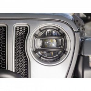 Rugged Ridge Elite Euro Headlight Guard Kit (Black) - 11230.21