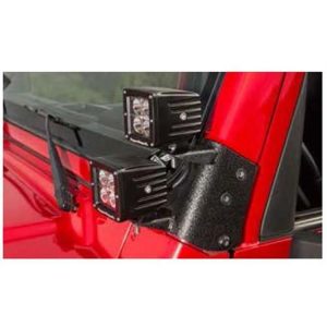 Rugged Ridge Dual A-Pillar Light Mount (Black ) - 11232.36