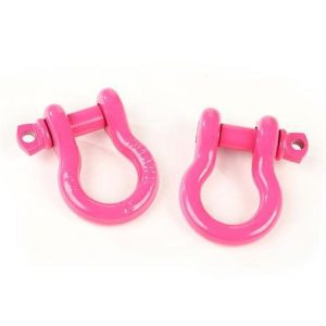 Rugged Ridge Pink D-Ring Set (Pink) - 11235.09