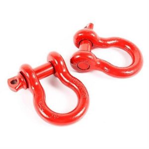 Rugged Ridge D-Rings (Red) - 11235.13