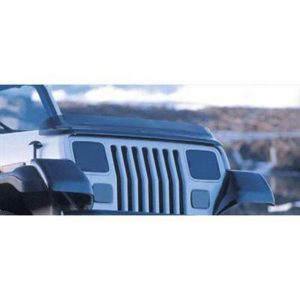 Rugged Ridge Wraparound Bug Deflector (Smoke) - 11350.01