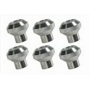 Rugged Ridge Billet Aluminum Replacement Knob Set (Polished) - 11420.01