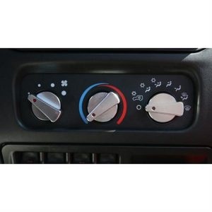 Rugged Ridge Billet Aluminum Climate Control Knobs (Polished) - 11420.04