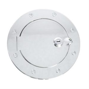 Rugged Ridge Locking Fuel Hatch Cover (Chrome) - 11425.04