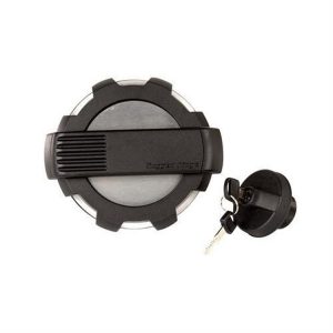Rugged Ridge Elite Fuel Door and Locking Gas Cap (Brushed Aluminum) - 11425.15