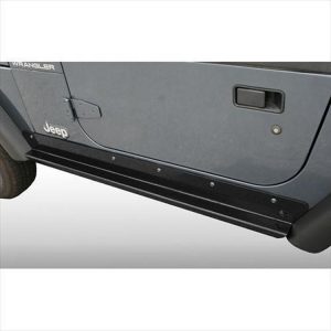 Rugged Ridge Heavy-Duty Side Rocker Guards (Black) - 11504.16