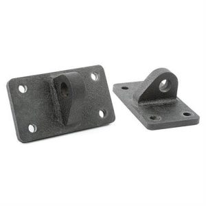 Rugged Ridge XHD Front Bumper D-Shackle Brackets (Black) - 11540.27