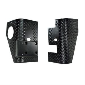 Rugged Ridge Body Armor Rear Tall Corner (Black Plastic) - 11650.02