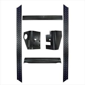 Rugged Ridge Body Armor Kit (Black Plastic) - 11650.61