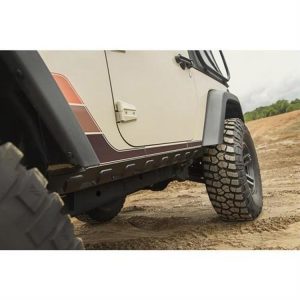 Rugged Ridge Rocker Guard Kit (Black Plastic) - 11651.11