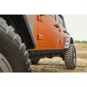 Rugged Ridge Rocker Guard Kit (Black Plastic) - 11651.12