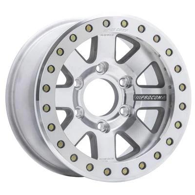 Pro Comp 75 Series Trilogy Race Beadlock Wheel, 17x9 with 6x5.5 Bolt Pattern - Super Machined - 1175-798347