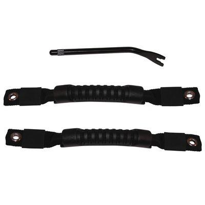Rugged Ridge Replacement Inner Door Handle Straps (Black) - 11826.01