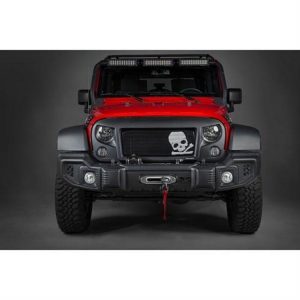 Rugged Ridge Spartan Grille with Skull Insert Kit - 12034.33