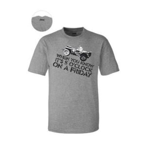 Jeep 5 O'Clock Short Sleeve T-Shirt (Medium) - 121KTM