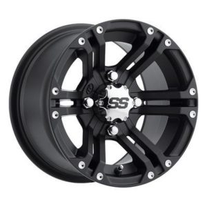 ITP SS212 Wheel, 12x7 with 4 on 156 Bolt Pattern - Matte Black - 1228366536B