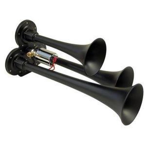 Kleinn Train Horns Black Triple Air Horn - 130-1