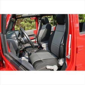 Rugged Ridge Neoprene Front Seat Covers (Black/Gray) - 13214.09