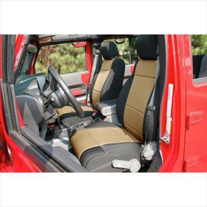 Rugged Ridge Neoprene Front Seat Covers (Beige/Tan) - 13215.04
