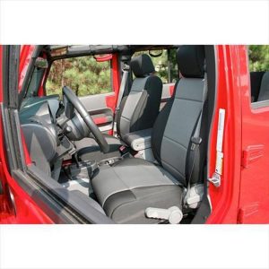 Rugged Ridge Neoprene Front Seat Covers (Black/Gray) - 13215.09