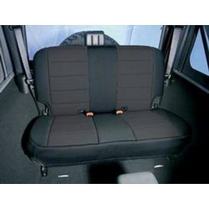 Rugged Ridge Custom Fit Neoprene Rear Seat Cover (Black) - 13262.01