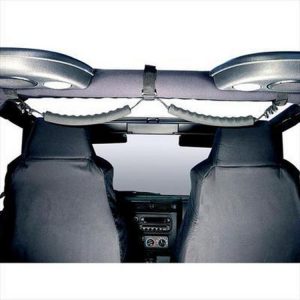 Rugged Ridge Dual Center Sports Bar Grab Handle Strap (Black) - 13305.05