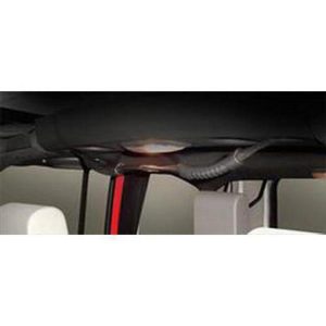 Rugged Ridge Center Roll Bar Dual Grab Handle (Black) - 13305.12