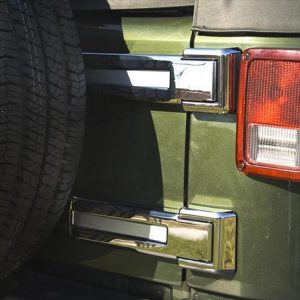 Rugged Ridge Chromed Tailgate Hinge Covers - 13311.24