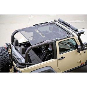 Rugged Ridge Eclipse Sun Shade Top (Black Mesh) - 13579.06