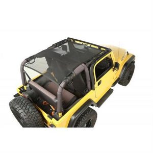 Rugged Ridge Eclipse Sun Shade Top (Black Mesh) - 13579.08