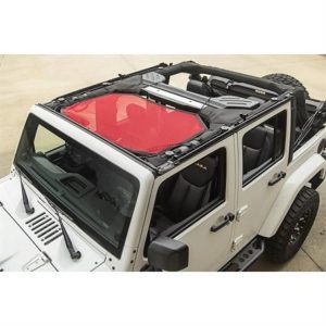 Rugged Ridge Eclipse Sun Shade Top (Red) - 13579.24