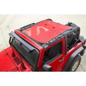 Rugged Ridge Eclipse Sun Shade Top (Red) - 13579.26