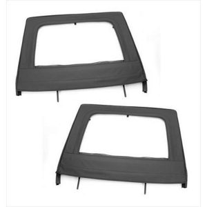 Rugged Ridge Rear Upper Soft Doors (Black) - 13712.15