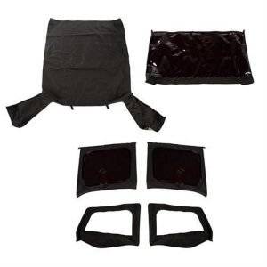 Rugged Ridge Montana Soft Top with Tinted Windows (Black Diamond) - 13752.35